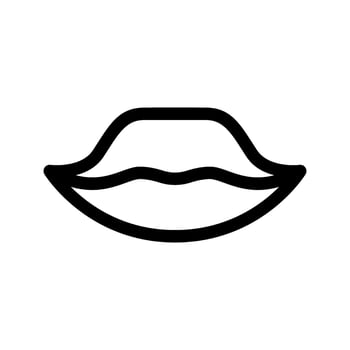 Lips Icon Vector Symbol Design Illustration