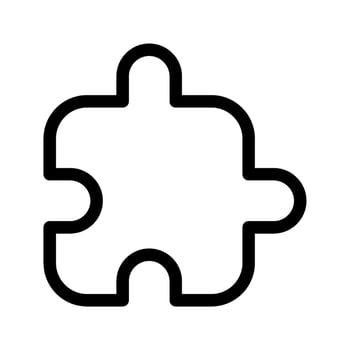 Puzzle Icon Vector Symbol Design Illustration