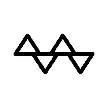 Triangle Icon Vector Symbol Design Illustration