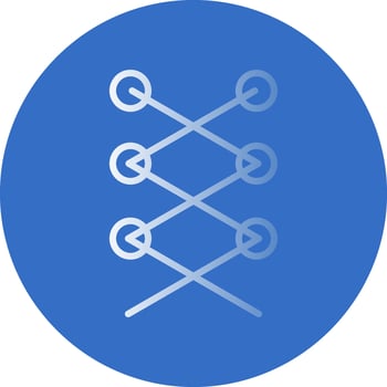 Shoe laces  Vector Icon Design