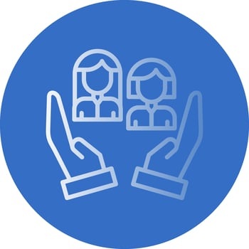 Social Worker Vector Icon Design