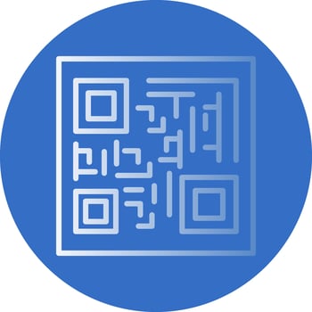 Qr code Vector Icon Design