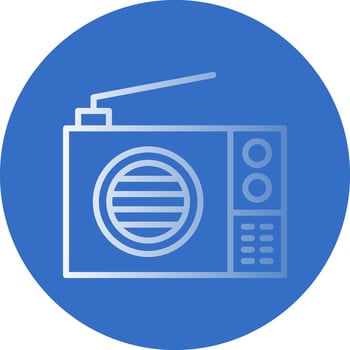 Radio Vector Icon Design