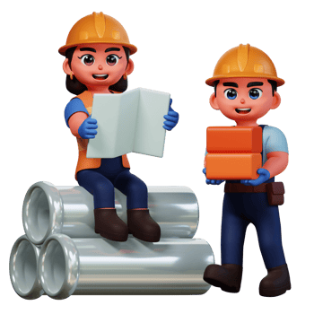3D Character Illustration Labor Day png