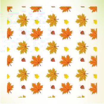 Autumn leaves  seamless pattern vector