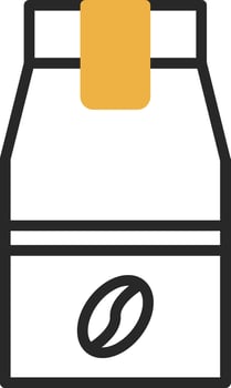 Coffee Pack Vector Icon Design