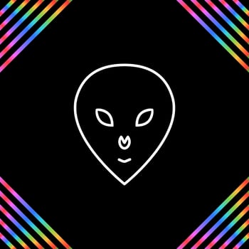 Alien Face Vector Icon