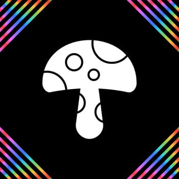 Mushroom Vector Icon