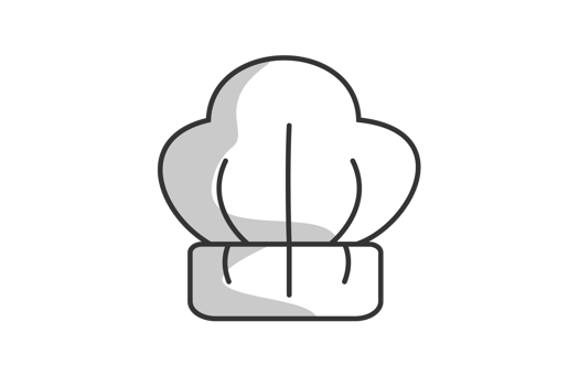 Chef Cooking Hat vector illustration. png