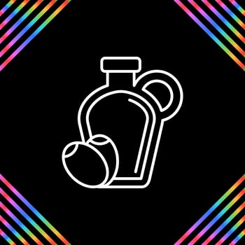 Olive Oil Vector Icon