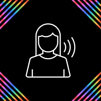 Speak Vector Icon