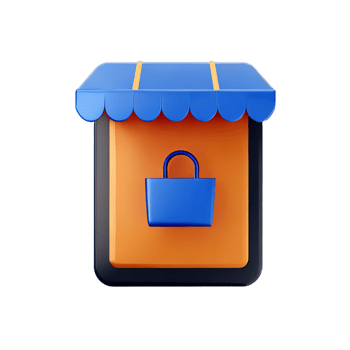 3d business opening hours icon e-commerce illustration png