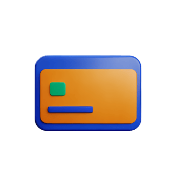 3d icon credit card png