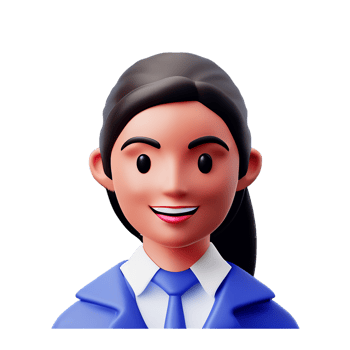 flight attendant 3d profession avatars illustrations png