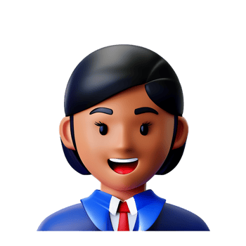 flight attendant 3d profession avatars illustrations png