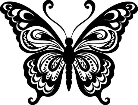 Butterfly - Minimalist and Flat Logo - Vector illustration