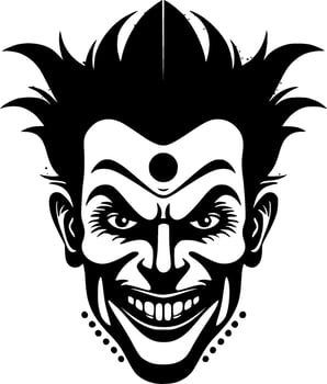 Clown - High Quality Vector Logo - Vector illustration ideal for T-shirt graphic