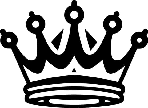Crown - Minimalist and Flat Logo - Vector illustration