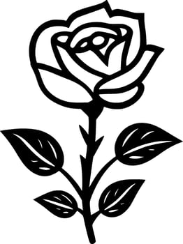 Flower - Minimalist and Flat Logo - Vector illustration