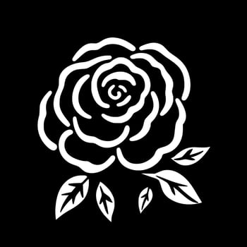 Flower, Minimalist and Simple Silhouette - Vector illustration