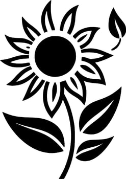 Flower - High Quality Vector Logo - Vector illustration ideal for T-shirt graphic