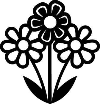 Flowers - High Quality Vector Logo - Vector illustration ideal for T-shirt graphic