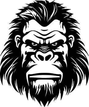 Gorilla - High Quality Vector Logo - Vector illustration ideal for T-shirt graphic