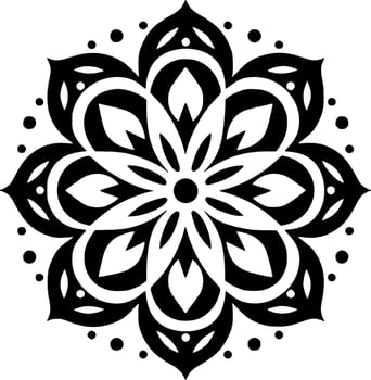 Mandala - High Quality Vector Logo - Vector illustration ideal for T-shirt graphic