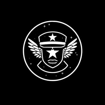 Military, Minimalist and Simple Silhouette - Vector illustration