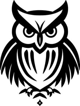 Owl - High Quality Vector Logo - Vector illustration ideal for T-shirt graphic