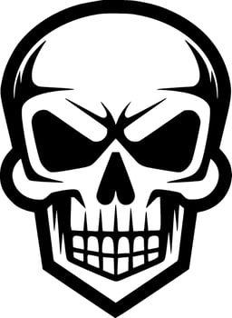Skull - High Quality Vector Logo - Vector illustration ideal for T-shirt graphic