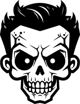 Skull - High Quality Vector Logo - Vector illustration ideal for T-shirt graphic
