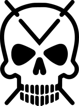Skull - High Quality Vector Logo - Vector illustration ideal for T-shirt graphic