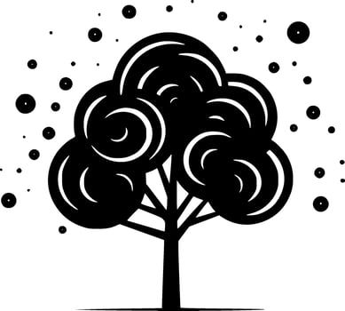 Tree - Minimalist and Flat Logo - Vector illustration