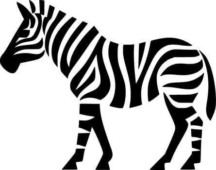 Zebra - High Quality Vector Logo - Vector illustration ideal for T-shirt graphic