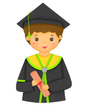 Graduation Illustration Character png