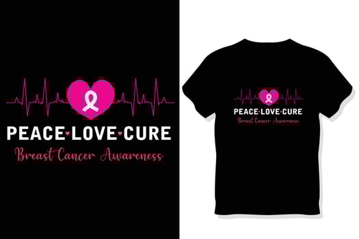 breast cancer awareness t shirt design vector