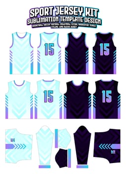Arrow Speed Gradient Jersey Design Sportswear Pattern Template vector