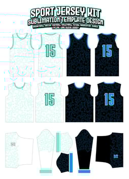 Abstract Seamless Arrow Line Jersey Design Sportswear Pattern Template vector