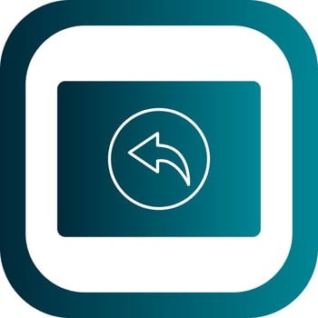 Backward  Vector Icon Design