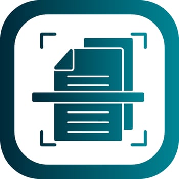 Scan  Vector Icon Design