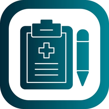 Medical Record  Vector Icon Design