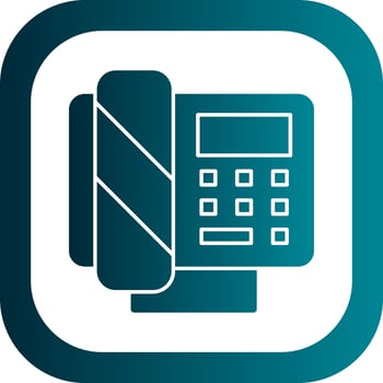 Telephone  Vector Icon Design