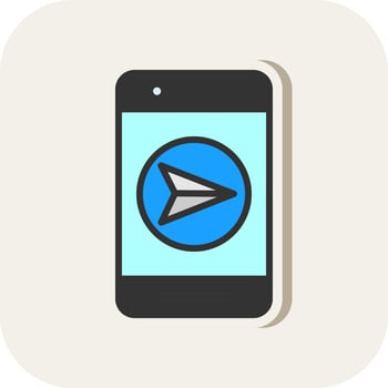 Send  Vector Icon Design