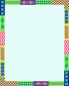 Cool geometric abstract colorful frame background illustration vector pattern banner form modern pop art event vestival element editable