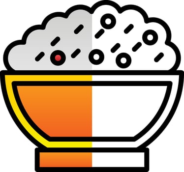 Risotto Vector Icon Design