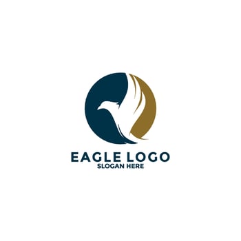 Eagle Bird Logo Vector Template. Eagle Logo Icon, Business Logo Concept