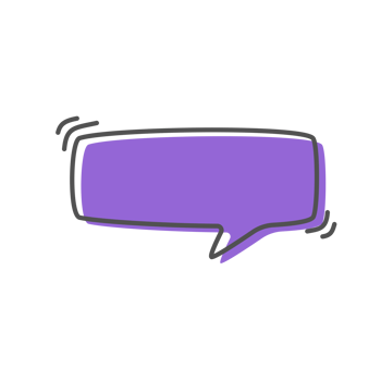 Hand drawn text box. Cute cartoon style talking dialogue. png