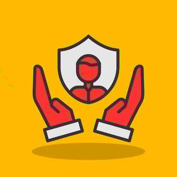Personal Security Vector Icon Design