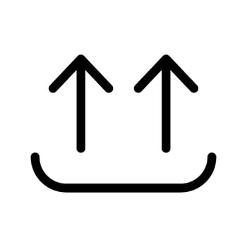 Upright Icon Vector Symbol Design Illustration